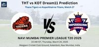 THT vs KOT Dream11 Prediction: Today’s Match 27 – Fantasy Cricket Tips, Captain Choices, Playing XI & Injury Updates – Navi Mumbai Premier League T20 2025