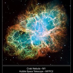 M1: The Crab Nebula from Hubble