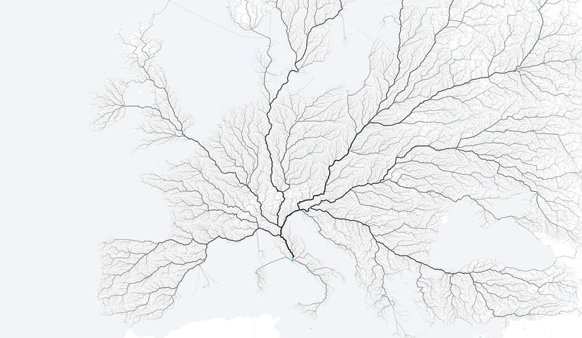 Avrupa'da tüm yollar Roma'ya çıkıyor.