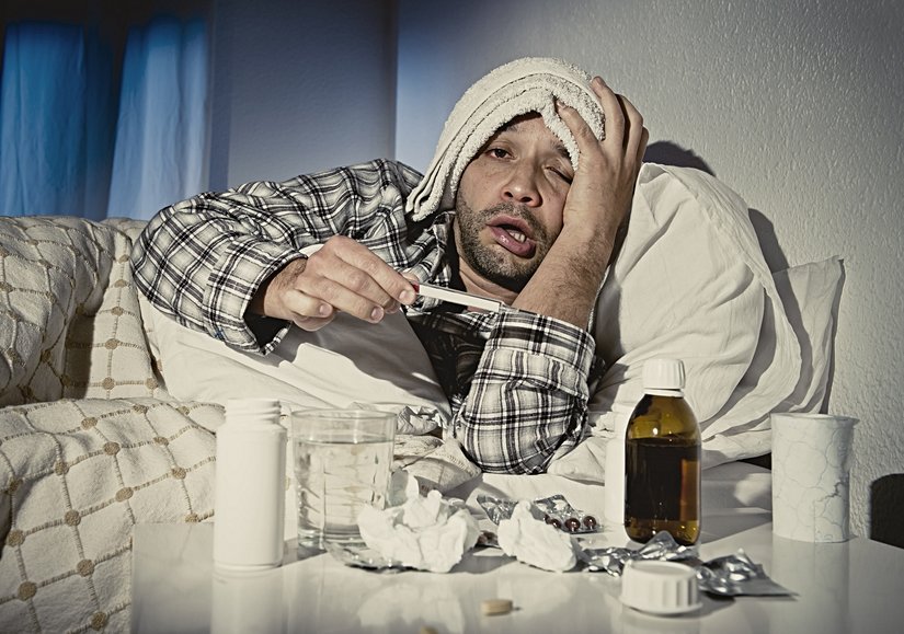 Man Flu (erkek gribi) semptomlarının abartıldığı basit hastalıklar için kullanılan İngilizce bir terim.