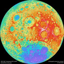 A Colorful Side of the Moon