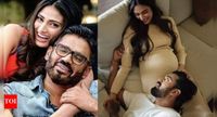Suniel Shetty reacts to becoming a 'nana', gets emotional as Athiya Shetty, KL Rahul welcome a baby girl - See inside | Hindi Movie News - The Times of India
