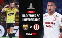 EN VIVO Y GRATIS: Barcelona SC (0-1) Universitario por la Copa Libertadores