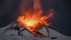 Mount Etna Erupts Causing Disruptions And Fascination