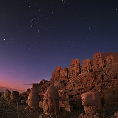 Orion Dawn Over Mount Nemrut