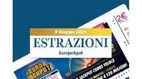 Estrazione Eurojackpot: i numeri vincenti di oggi, venerdì 09 maggio 2025