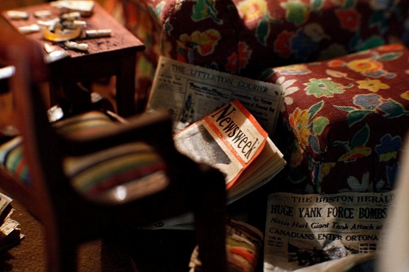 Oturma Odası adlı diyoramadan bir detay.