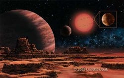 Gliese 876 Sisteminde Büyük Bir Karasal Gezegen de Var