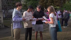 Anticipation And Uncertainty Mark A-Level Results Day