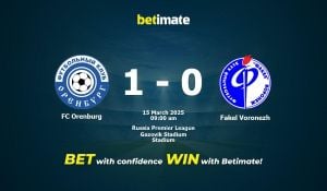 Bottom Teams Face Off As Orenburg Hosts Fakel