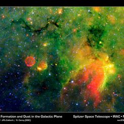 A Galactic Star Forming Region in Infrared