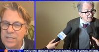 Ventotene, Prodi sbotta con la giornalista. 