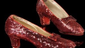 Judy Garland's Ruby Slippers Fetch New Record At Auction