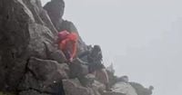 Hiker in shorts rescued from mountain during Storm Amy makes bizarre claim