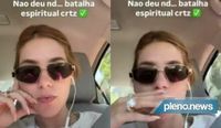 Influenciadora cita batalha espiritual após live de Frei Gilson