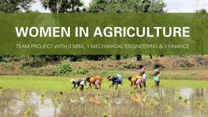 Women Farmers Empowered Through Global Initiatives