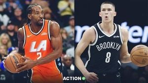 Clippers Outshoot Nets As Leonard And Harden Shine In Brooklyn