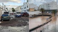 Video vom Unwetter-Chaos auf Lanzarote: Kanareninsel ruft Notstand aus