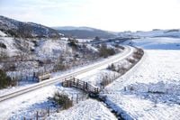 Met Office snow forecast as amber cold health alert comes into force