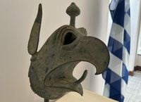 Stolen Bronze Griffin's Head Returns Home to Ancient Olympia - GreekReporter.com