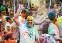 See all the wonderful colours and smiling faces at Newbury’s Holi celebration