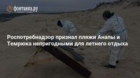 Роспотребнадзор признал пляжи Анапы и Темрюка непригодными для летнего отдыха
