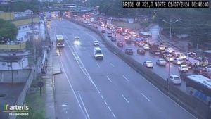 Traffic Builds On Rio-Niterói Bridge Ahead Of Carnival