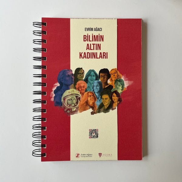 Bilimin Altın Kadınları A5 Defter - 120gr 80 yaprak  Ivory (Fil Dişi)