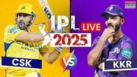 CSK vs KKR Live Score, IPL 2025: MS Dhoni Arrives With Chennai In Big Trouble As Spin Creates Havoc At Chepauk