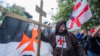 Clergy lament co-opting of Cross at Tommy Robinson protest