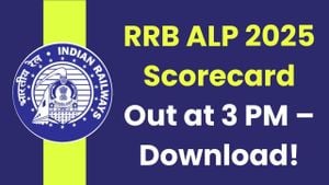 RRB ALP CBT 1 Exam Results 2025 Released