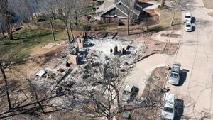 Severe Wildfires And Storms Devastate Oklahoma And Texas Communities