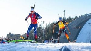 Franziska Preuß And Lou Jeanmonnot Battle For Biathlon Crown In Oslo