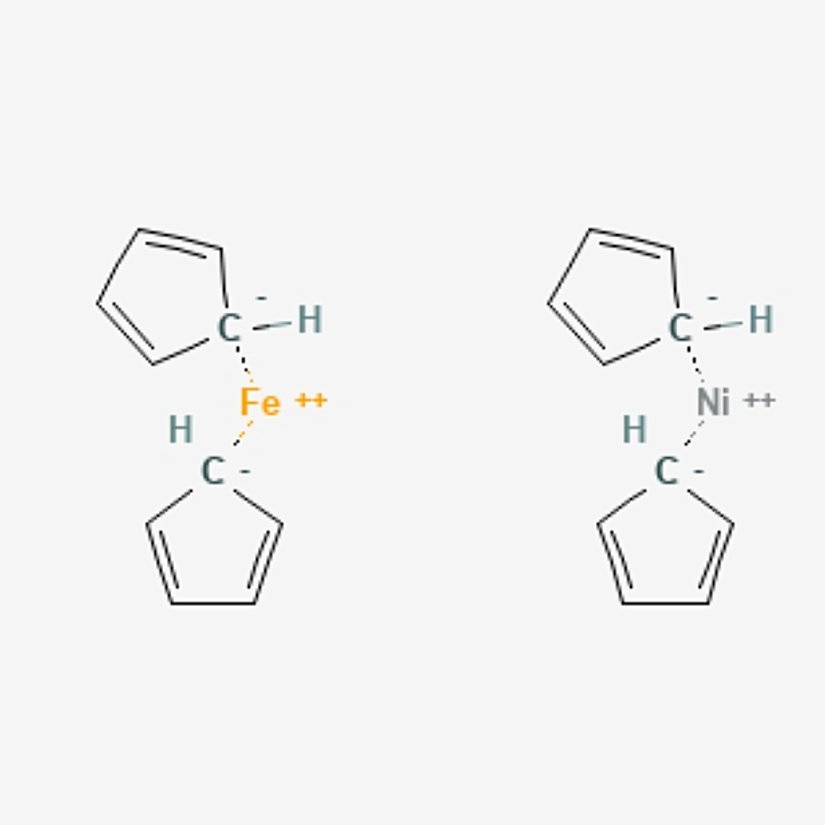 Ferrosen ve nikelosenin yapısı