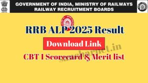 RRB ALP CBT 1 Result 2025 Released For Candidates