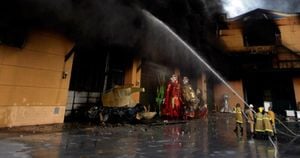 Fire Engulfs Carnival Costume Factory, Injures Many