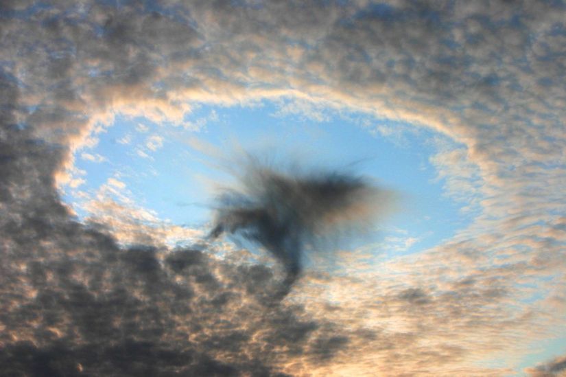 Fallstreak bulutu