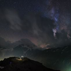  Observatory, Mountains, Universe 