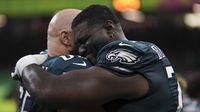 Mekhi Becton thanks the Eagles for making him better as he leaves for the Chargers