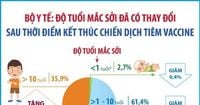 Bộ Y tế: Độ tuổi mắc sởi đã có thay đổi sau khi kết thúc chiến dịch tiêm vaccine