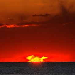 A Strange Sunrise Over Argentina