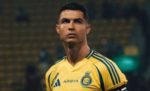 Cristiano Ronaldo Celebrates 100th Game With Al-Nassr