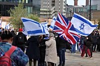 Manchester’s Jewish community stands defiant at cathedral protest after Crumpsall terror attack