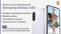 4 reasons to buy and 2 reasons to skip the Samsung Galaxy A36