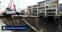 Over 50,000 sandbags, rocks used to plug giant Bangkok sinkhole