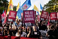 Tens of thousands in Portugal protest proposed labor reforms