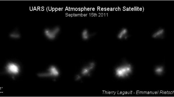 UARS uydusu kontrolden çıkmıştı ve NASA; uydunun ne zaman, nereye düşeceğini kesin olarak belirleyememişti. Amatör astrofotoğrafçı, 14 inçlik bir teleskop kullanarak UARS'ın Dünya etrafındaki son dönüşlerini yakaladı. Uydu, Eylül 2011'de Dünya'ya geri düştü.