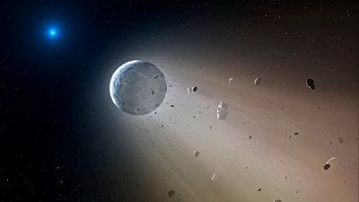 Beyaz Cüce Bir Yıldızın Etrafında Bir Gezegen 