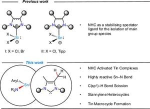 Innovative Stannylenes With Carbene Induce Selective C(sp3)–H Bond Activation