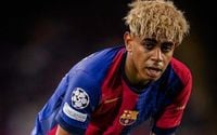Yamal makes Champions League history as Barca, Inter draw in first leg semi-final showdown